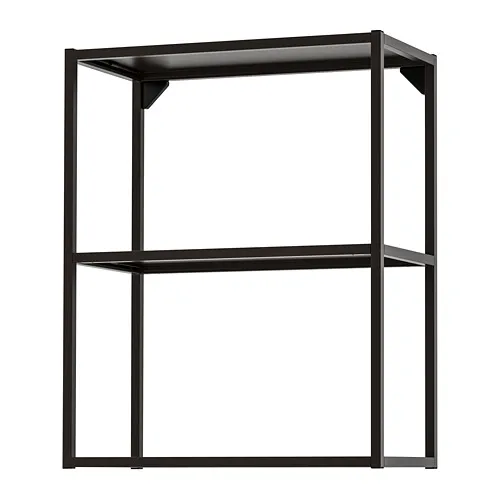 ENHET - 壁櫃框附層板, 碳黑色, 60x30x75 公分 | IKEA 線上購物 - PE769591_S4