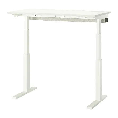 MITTZON - 升降式工作桌, 電動 白色, 120x60 公分 | IKEA 線上購物 - PE907149_S4