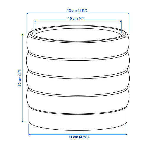 HASSELBUKETT plant pot