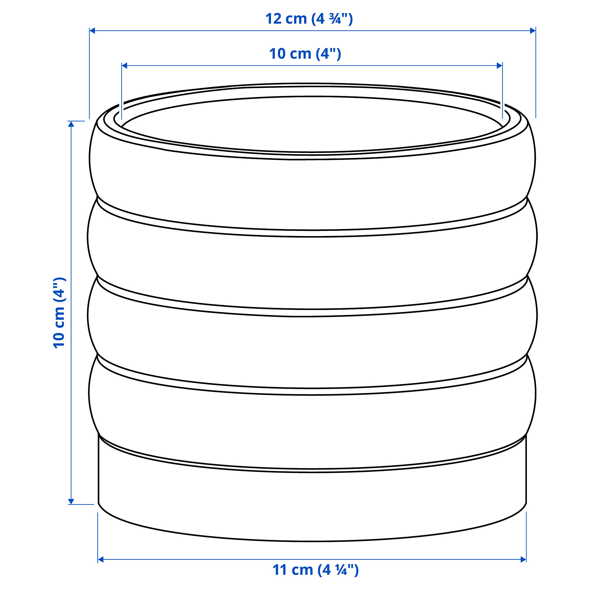 HASSELBUKETT plant pot