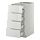 METOD - base cb 4 frnts/2 low/3 md drwrs, white Maximera/Ringhult white | IKEA Taiwan Online - PE358816_S1