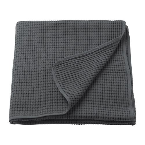 VÅRELD - bedspread, dark grey | IKEA Taiwan Online - PE681798_S4