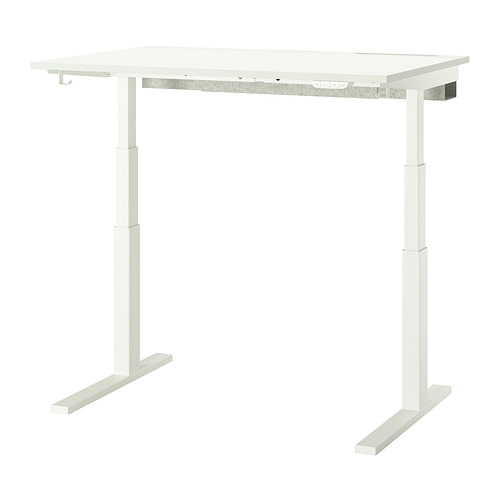 MITTZON - desk sit/stand, electric white, 120x80 cm | IKEA Taiwan Online - PE907164_S4
