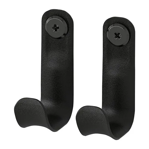 BROR - 掛鉤, 黑色, 7x5x3 公分 2 件裝 | IKEA 線上購物 - PE682233_S4