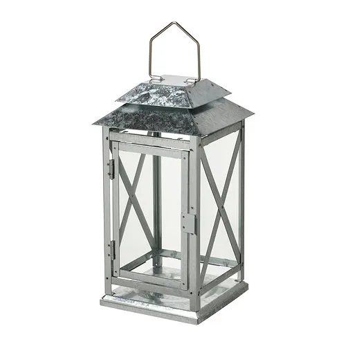 BEFÄSTA - lantern f block candle, in/outdoor, galvanised | IKEA Taiwan Online - PE825512_S4