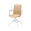 STIGBYGEL swivel chair with armrests