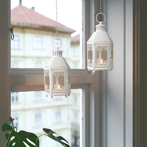 KRINGSYNT - 小蠟燭燭台 室內/戶外用, 白色 | IKEA 線上購物 - PE825546_S4