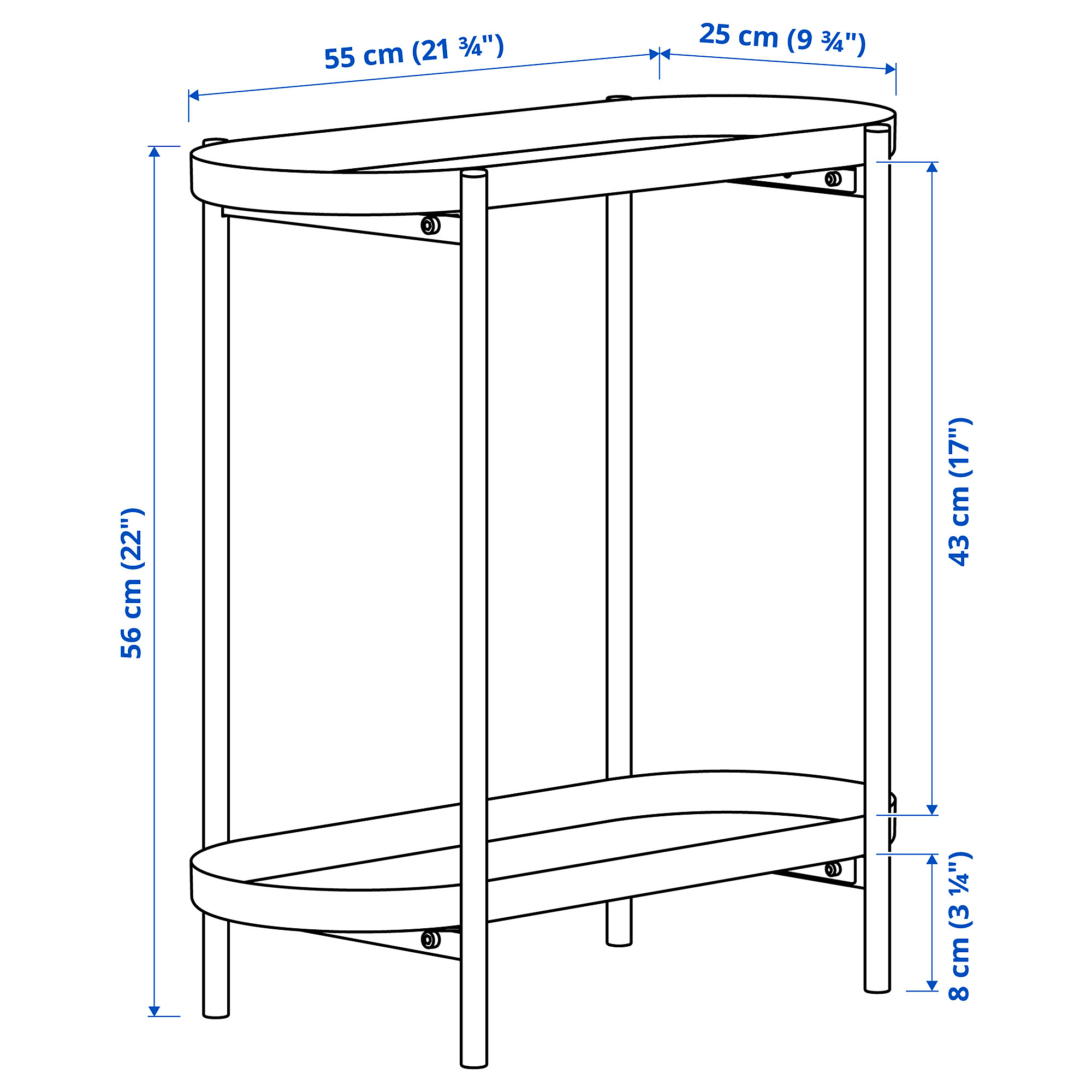 OLIVBLAD plant stand