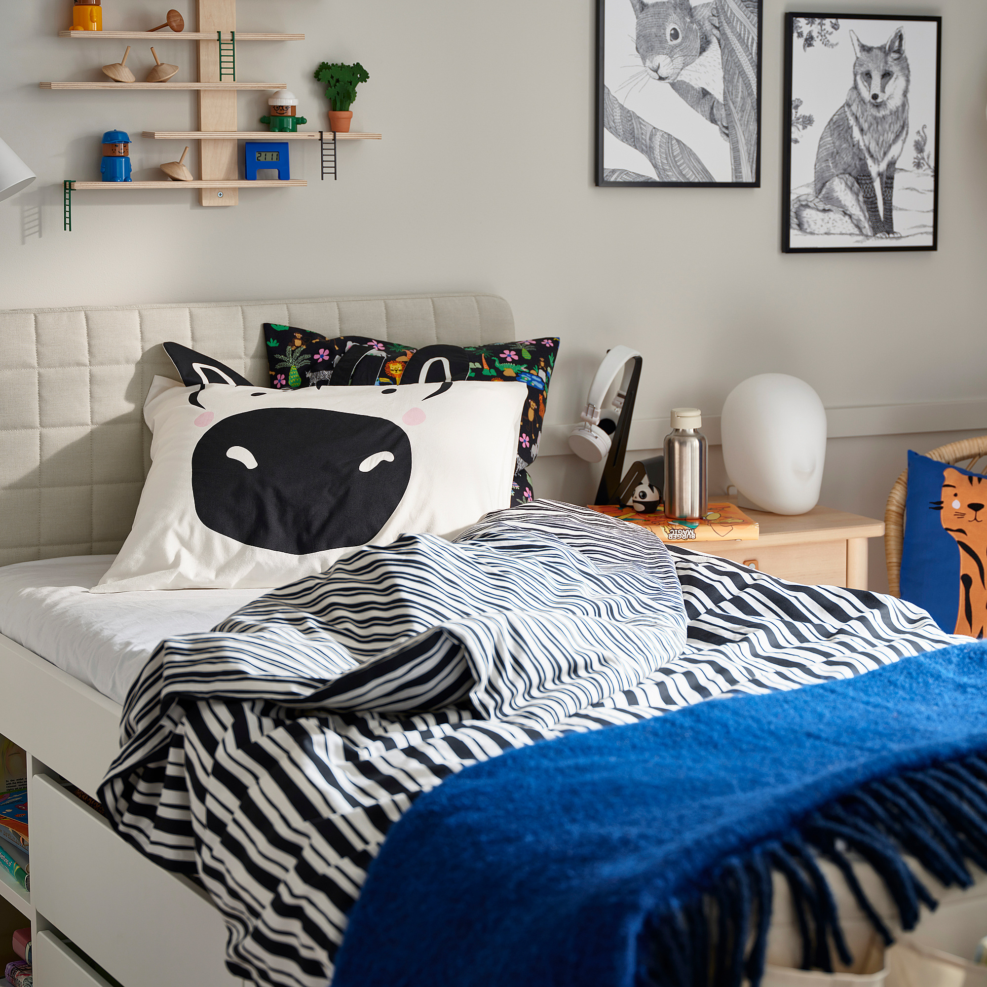 NATTHÄGER duvet cover and pillowcase