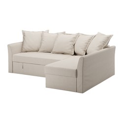 HOLMSUND - cover for corner sofa-bed, Nordvalla medium grey | IKEA Taiwan Online - PE641599_S3