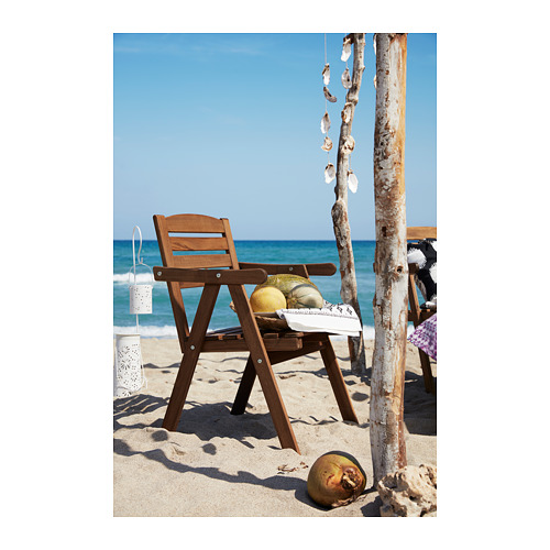 FALHOLMEN - 戶外扶手椅, 淺棕色 | IKEA 線上購物 - PH140058_S4