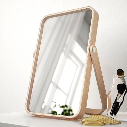IKORNNES - 桌鏡, 梣木 | IKEA 線上購物 - PE557174_S4