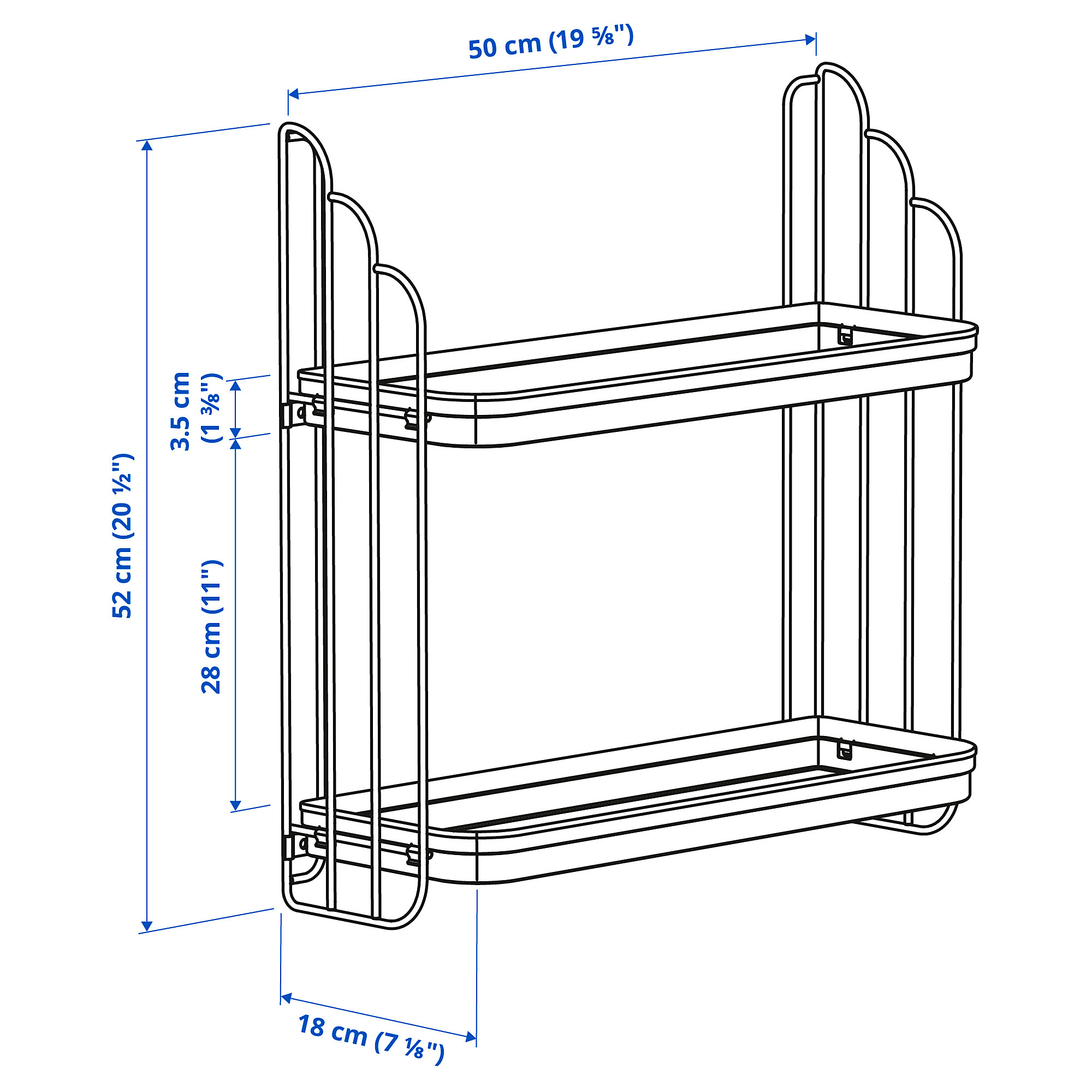 APOTEKARE wall shelf