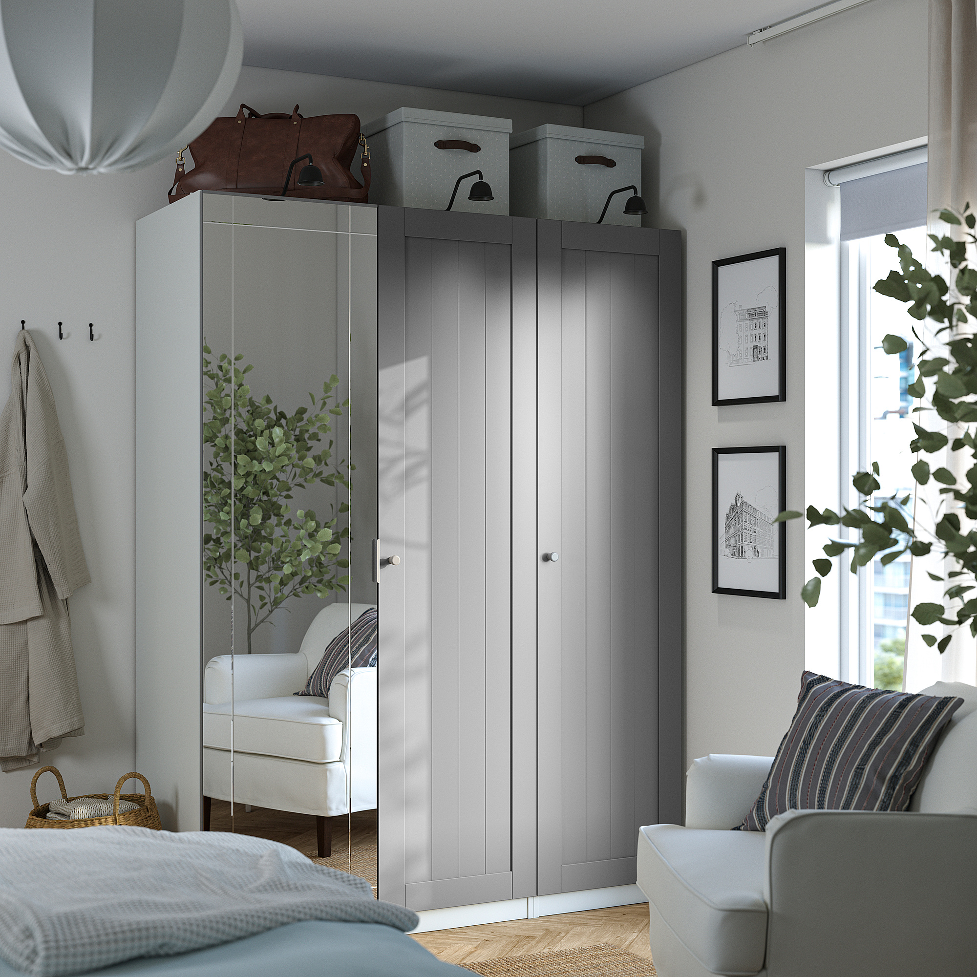 PAX/KAMMARTORP/GULLABERG 衣櫃/衣櫥組合