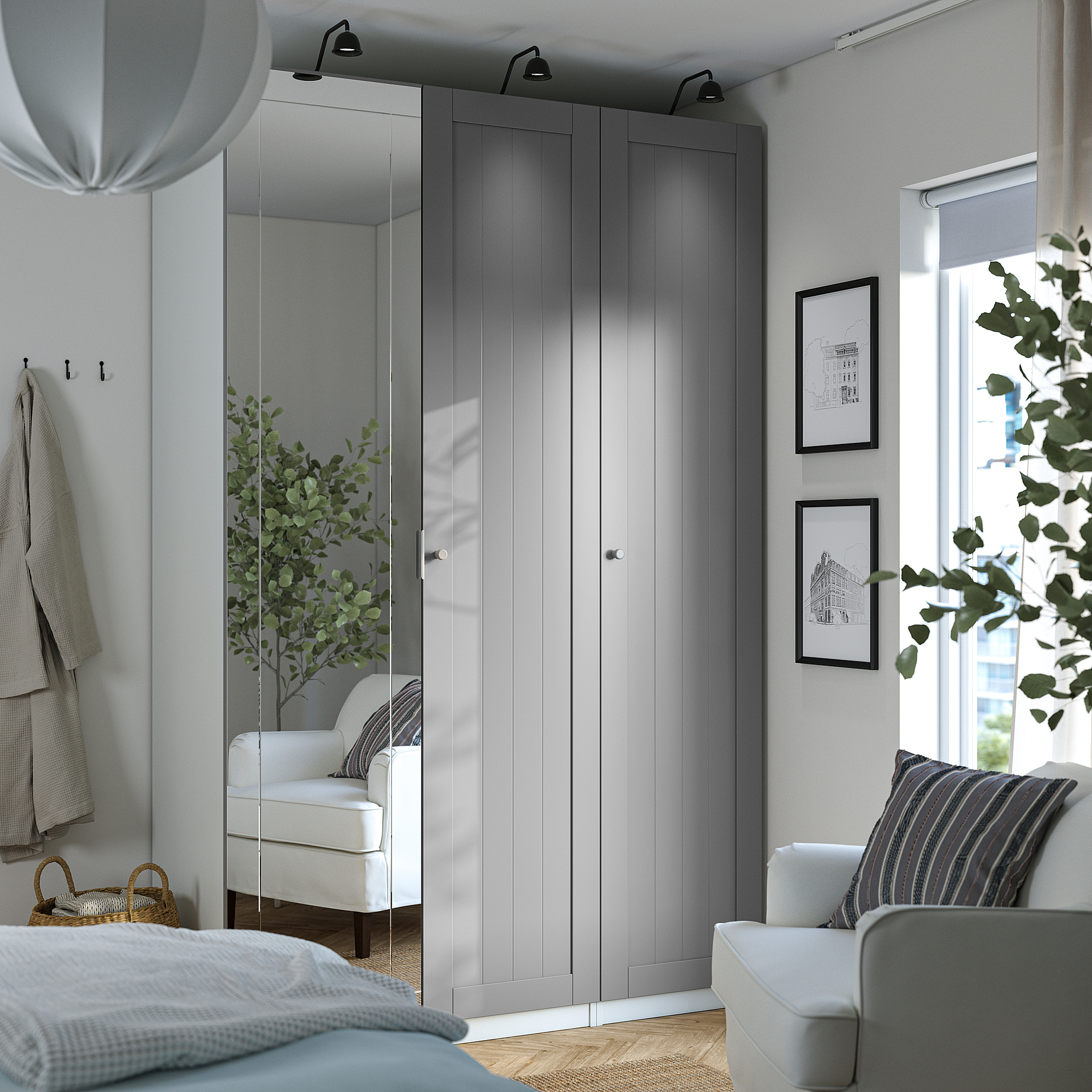 PAX/KAMMARTORP/GULLABERG 衣櫃/衣櫥組合