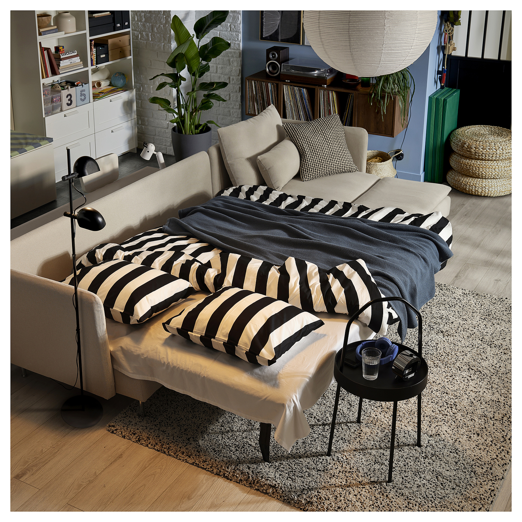 SÖDERHAMN 4-seat sofa-bed