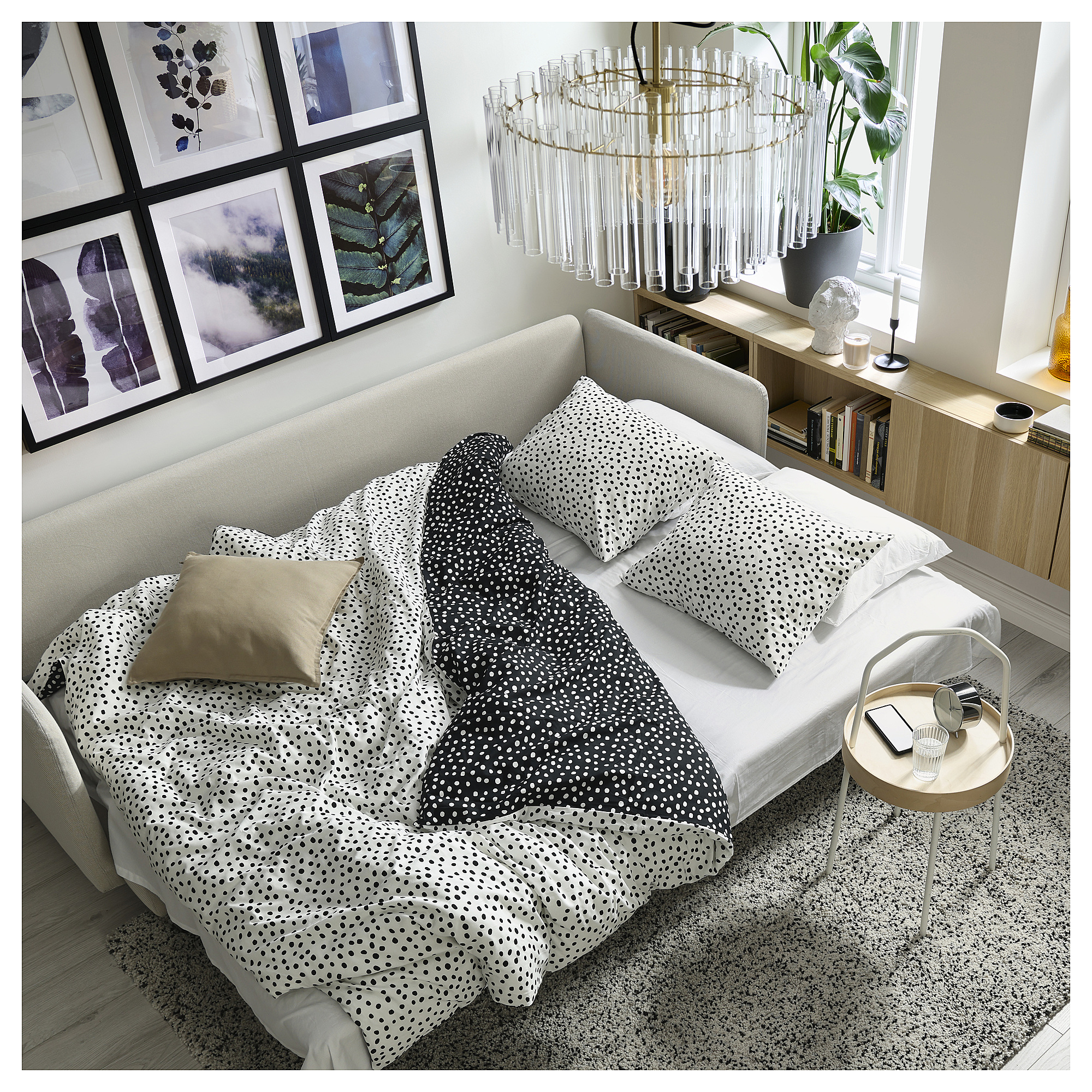SÖDERHAMN 3-seat sofa-bed