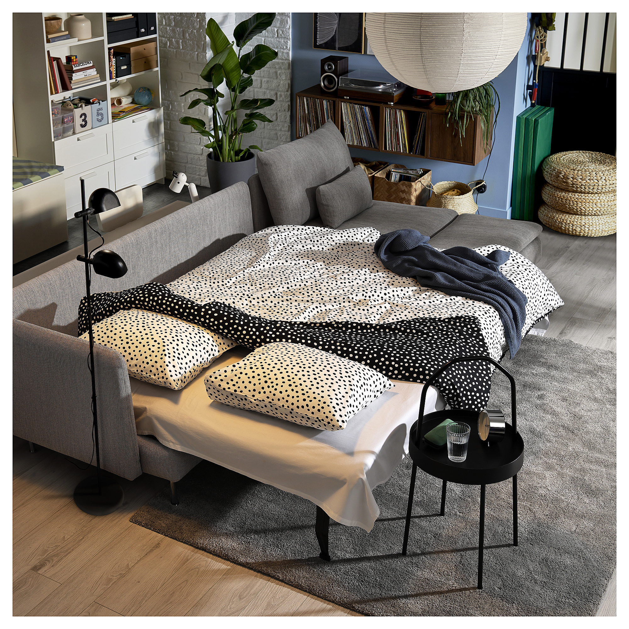 SÖDERHAMN 4-seat sofa-bed