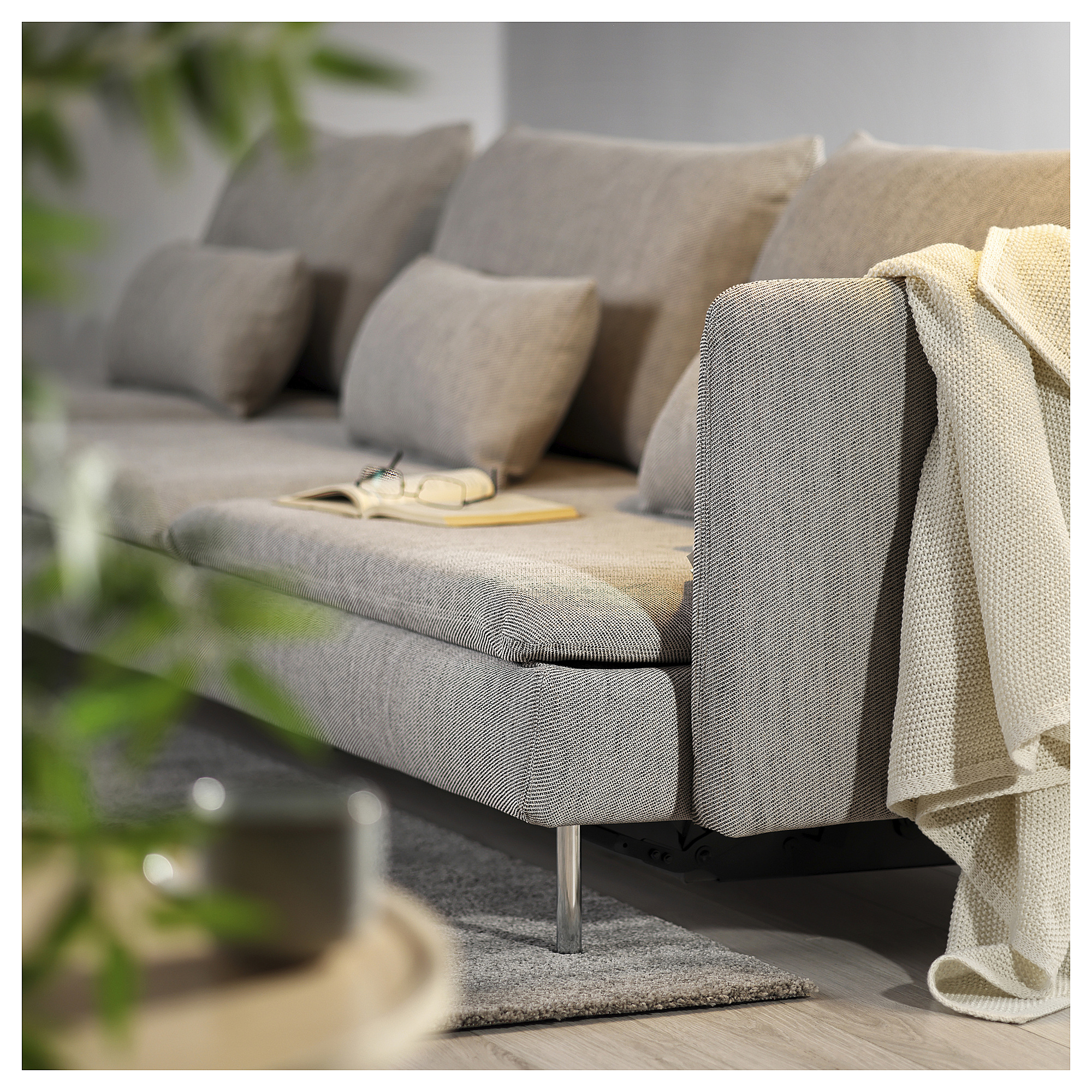 SÖDERHAMN 4-seat sofa-bed