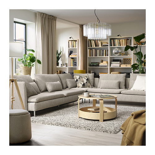 SÖDERHAMN corner sofa-bed, 6-seat