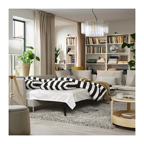 SÖDERHAMN corner sofa-bed, 6-seat