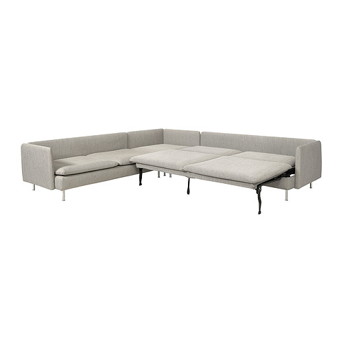 SÖDERHAMN corner sofa-bed, 6-seat