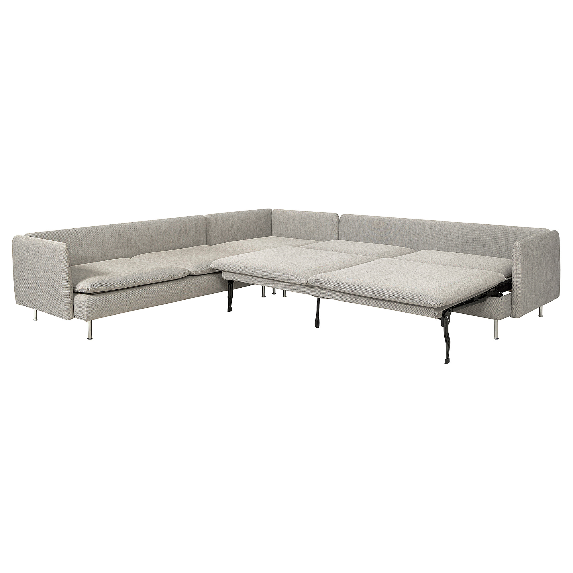SÖDERHAMN corner sofa-bed, 6-seat