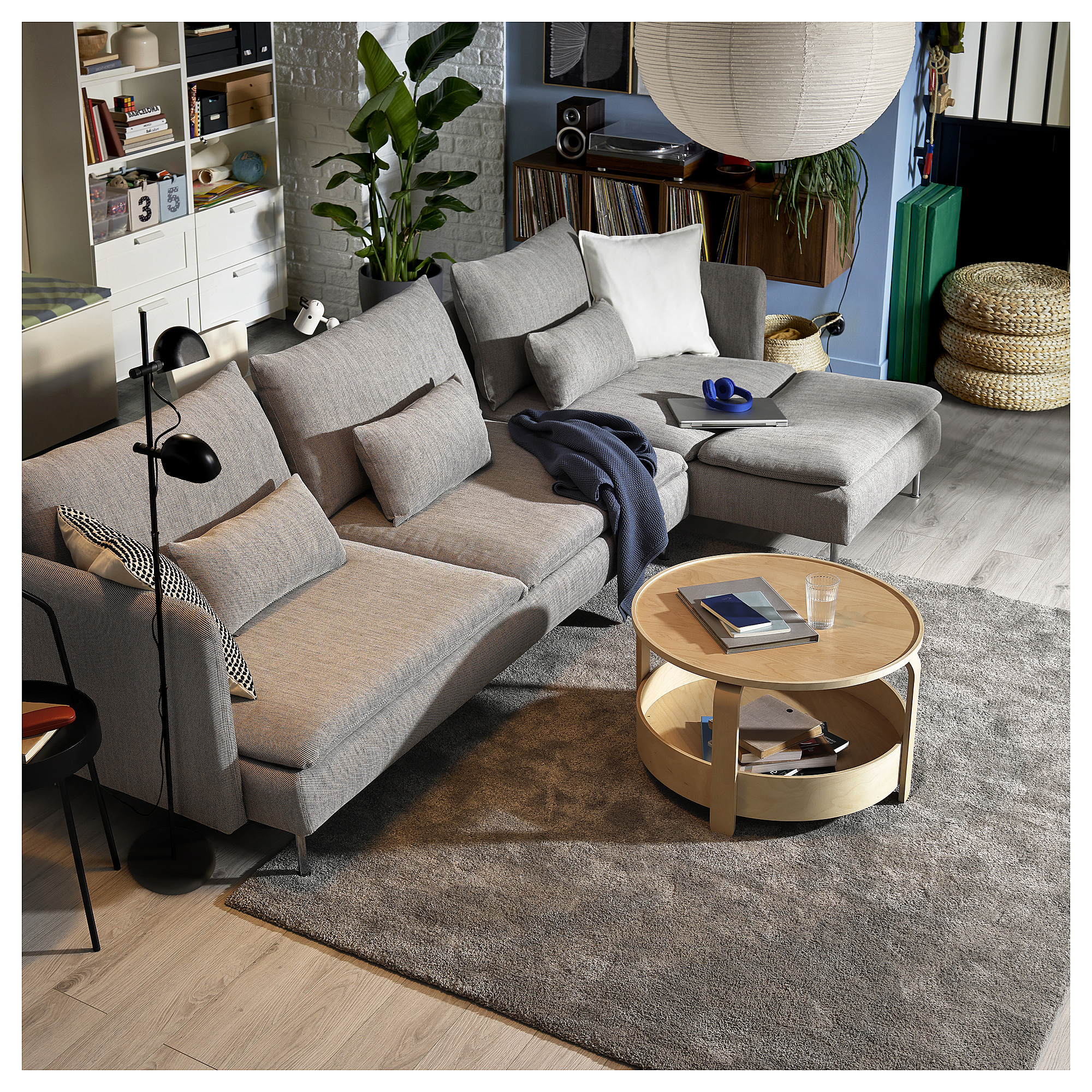 SÖDERHAMN 4-seat sofa-bed