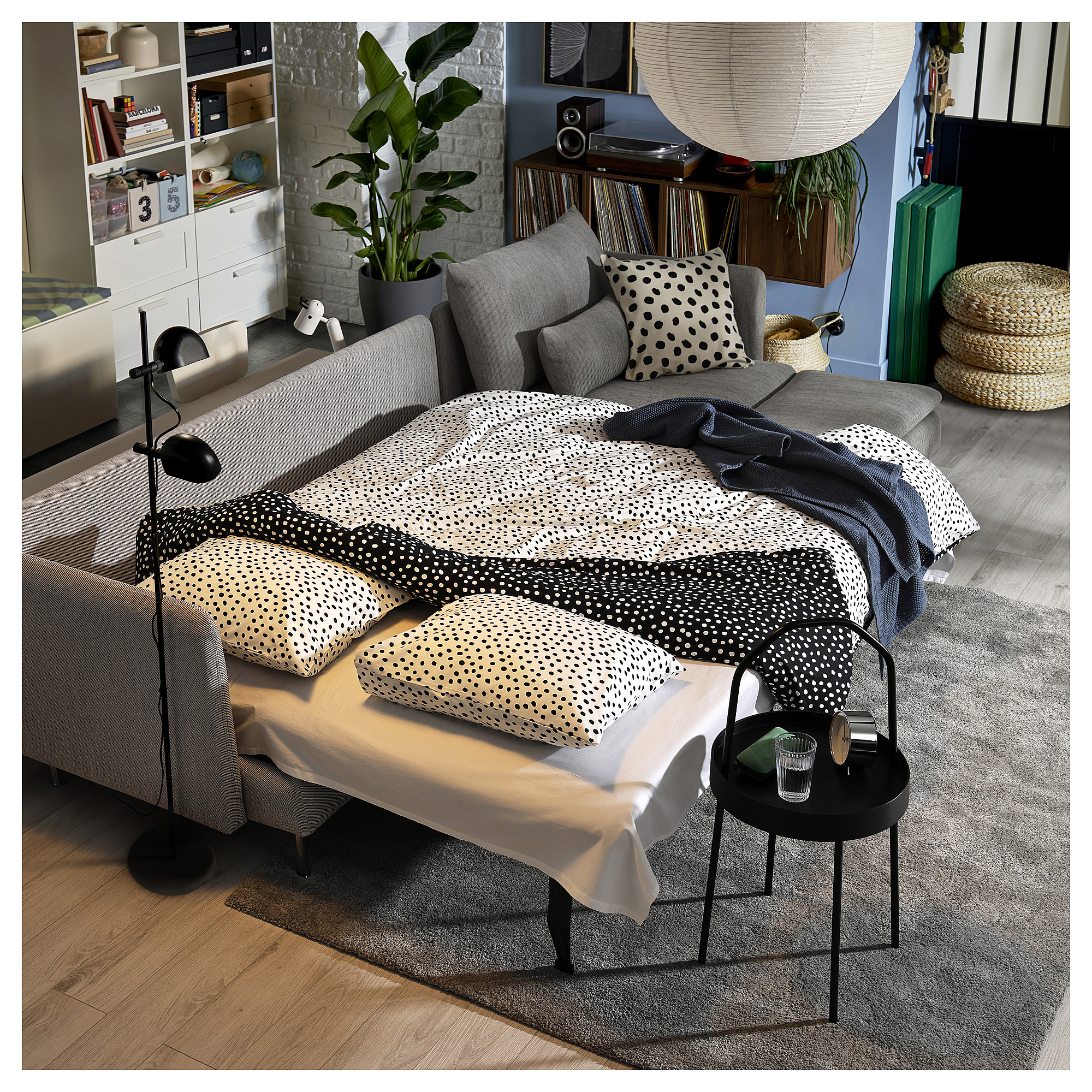 SÖDERHAMN 4-seat sofa-bed