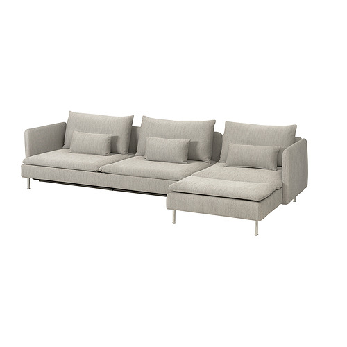 SÖDERHAMN 4-seat sofa-bed