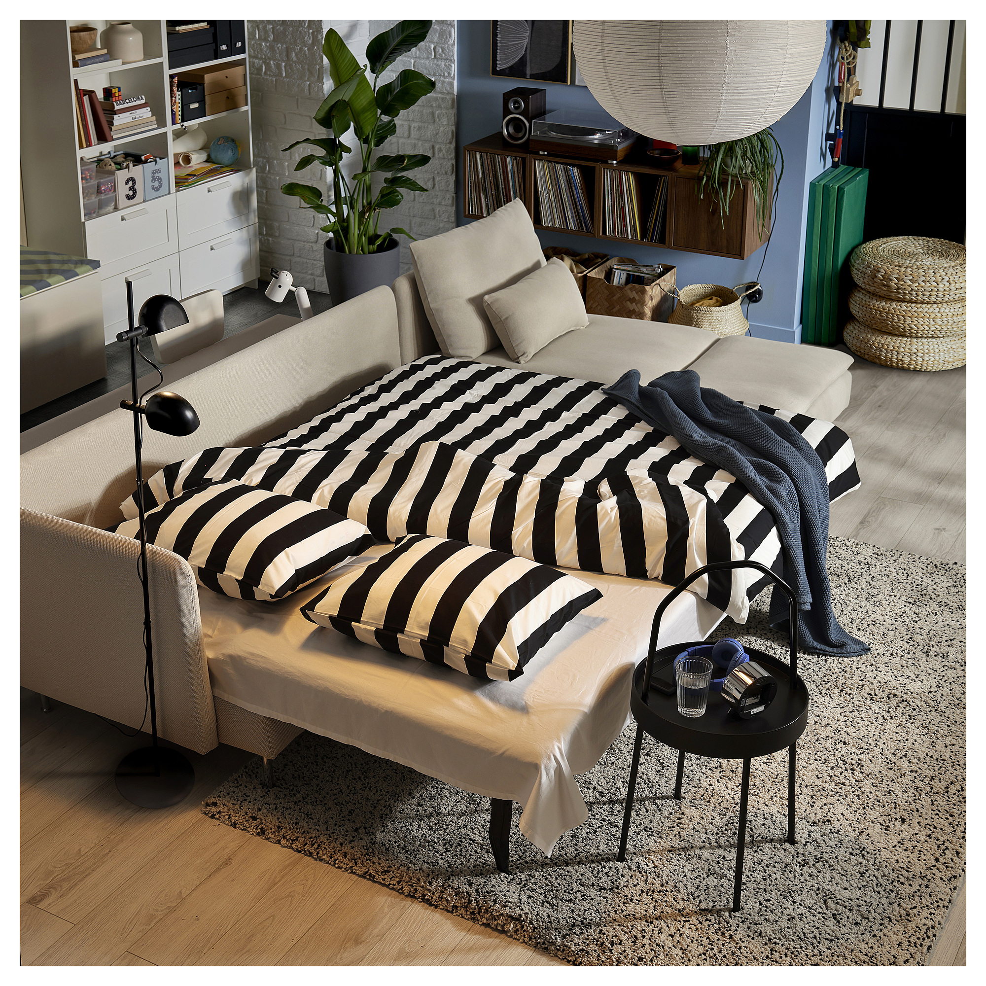 SÖDERHAMN 4-seat sofa-bed