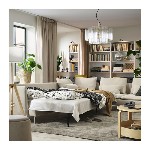 SÖDERHAMN corner sofa-bed, 6-seat