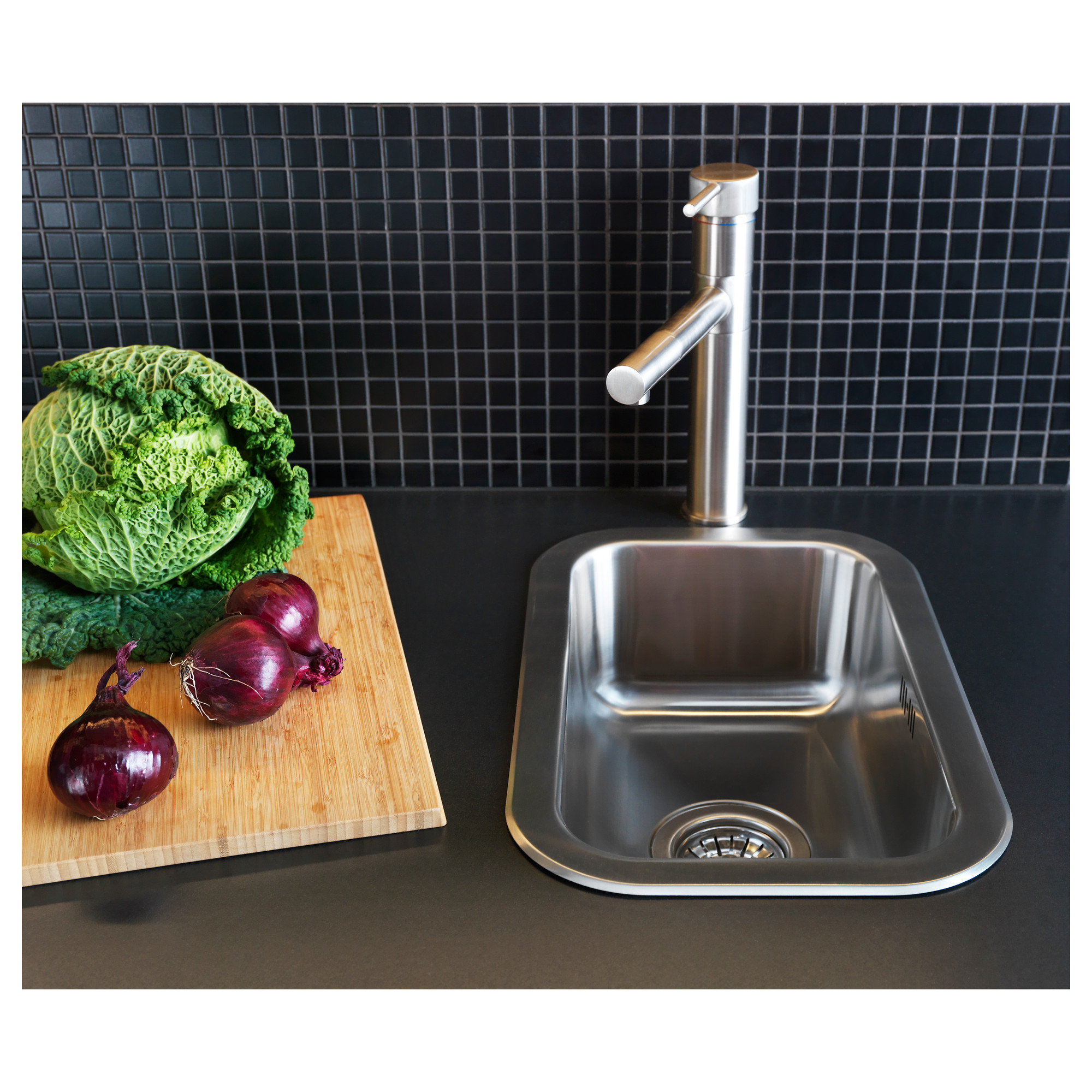 BOHOLMEN single-bowl inset sink