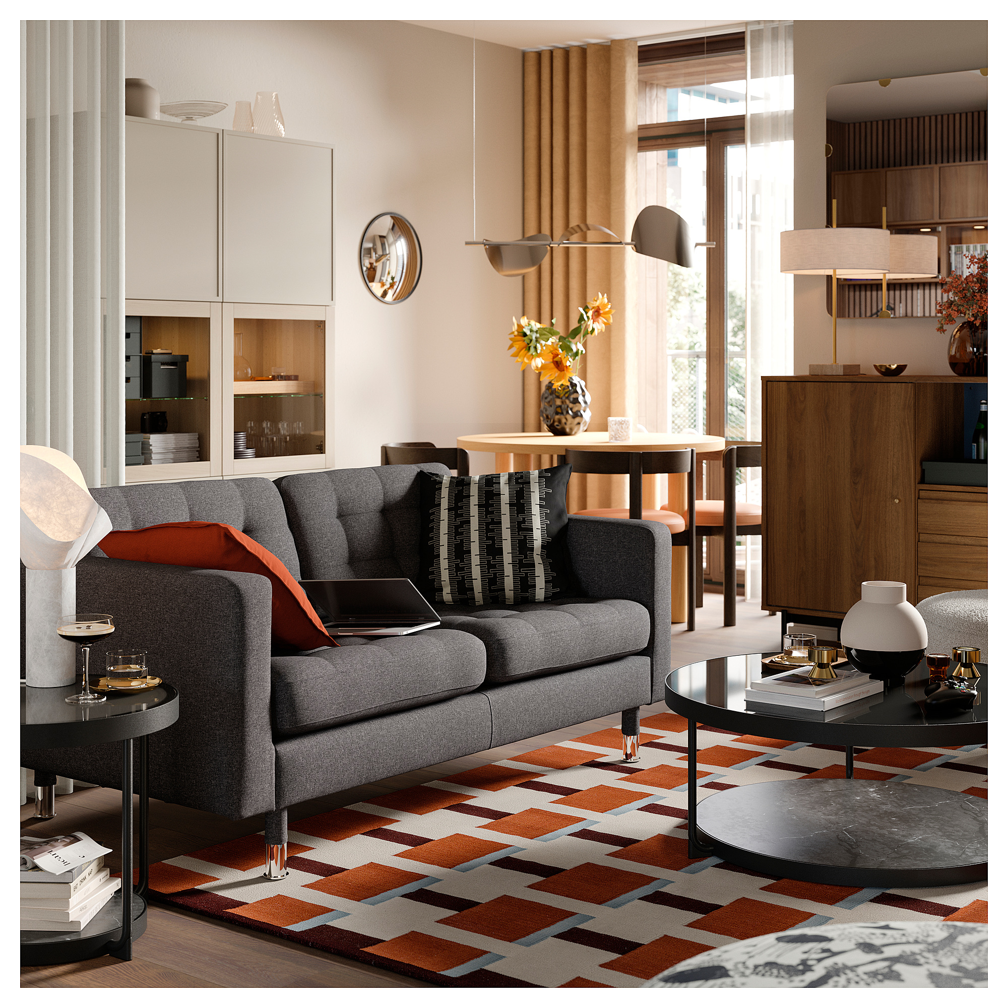 LANDSKRONA 2-seat sofa