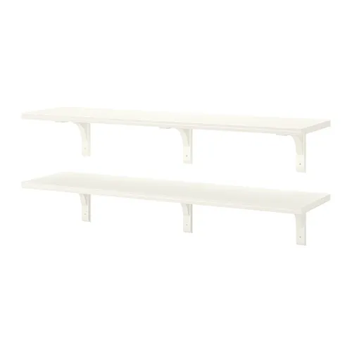 BERGSHULT/RAMSHULT - 上牆式層架組, 白色, 120x30 公分 | IKEA 線上購物 - PE725847_S4