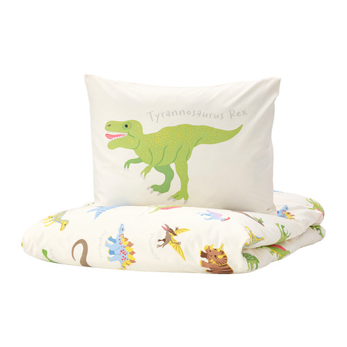 JÄTTELIK duvet cover and pillowcase