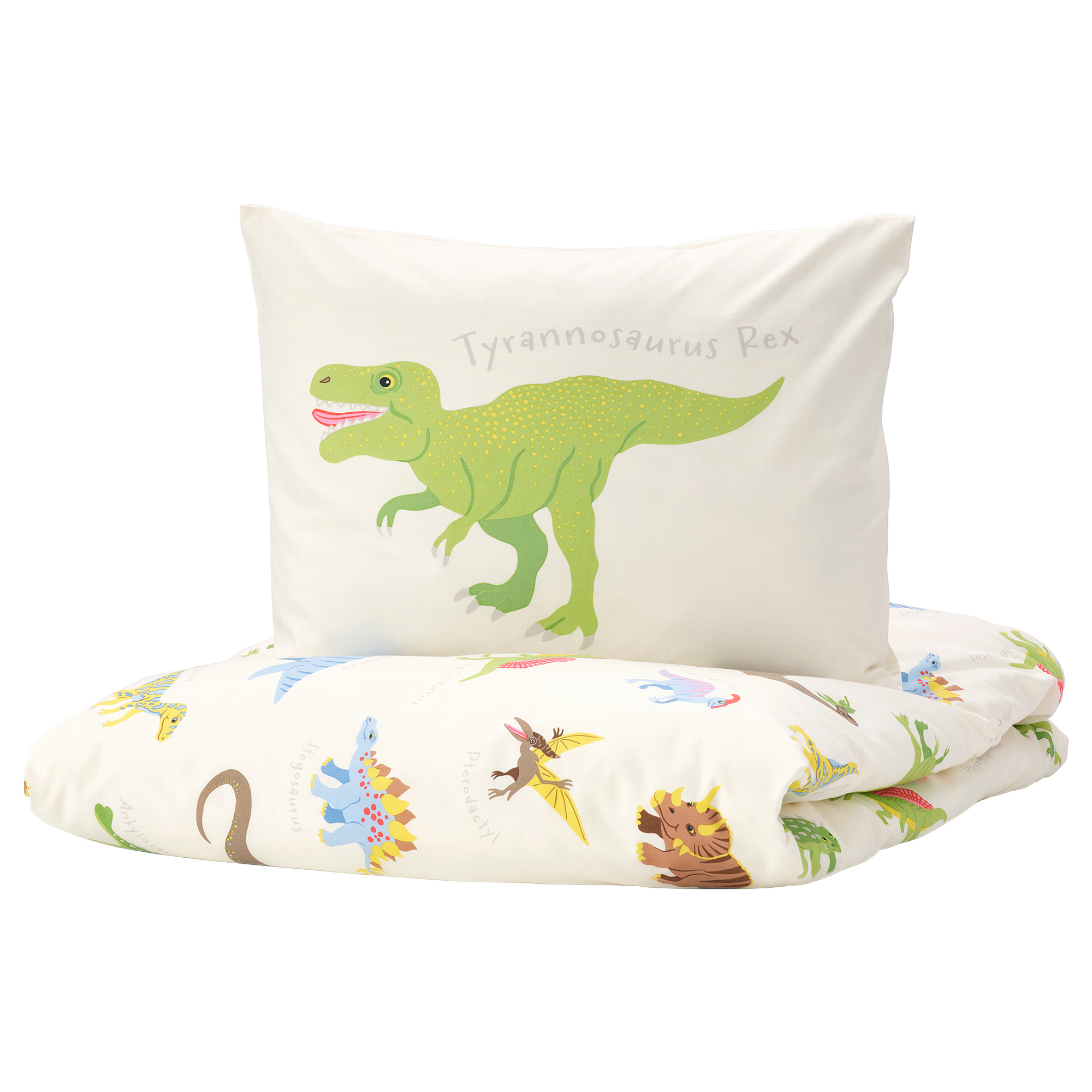 JÄTTELIK duvet cover and pillowcase