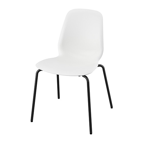 LIDÅS - 餐椅, 白色/Sefast 黑色 | IKEA 線上購物 - PE868684_S4