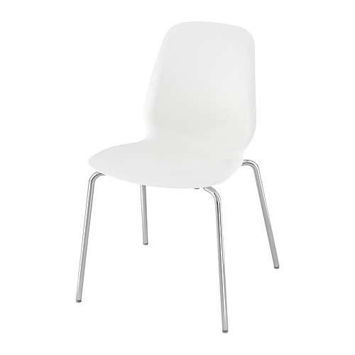 LIDÅS - 餐椅, 白色/Sefast 鍍鉻 | IKEA 線上購物 - PE868687_S4