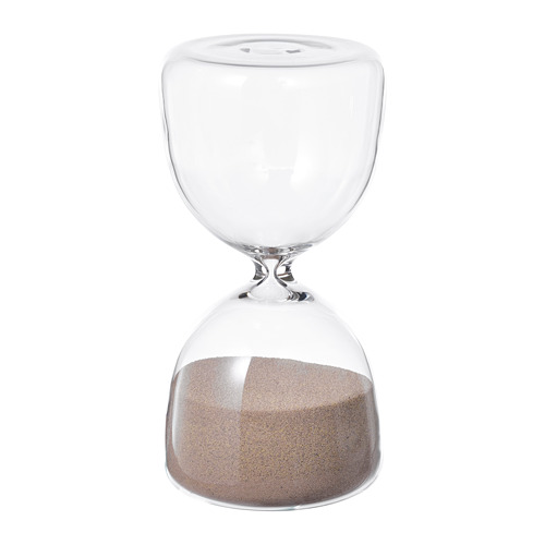 EFTERTÄNKA - decorative hourglass, clear glass/sand, 15 cm | IKEA Taiwan Online - PE825811_S4