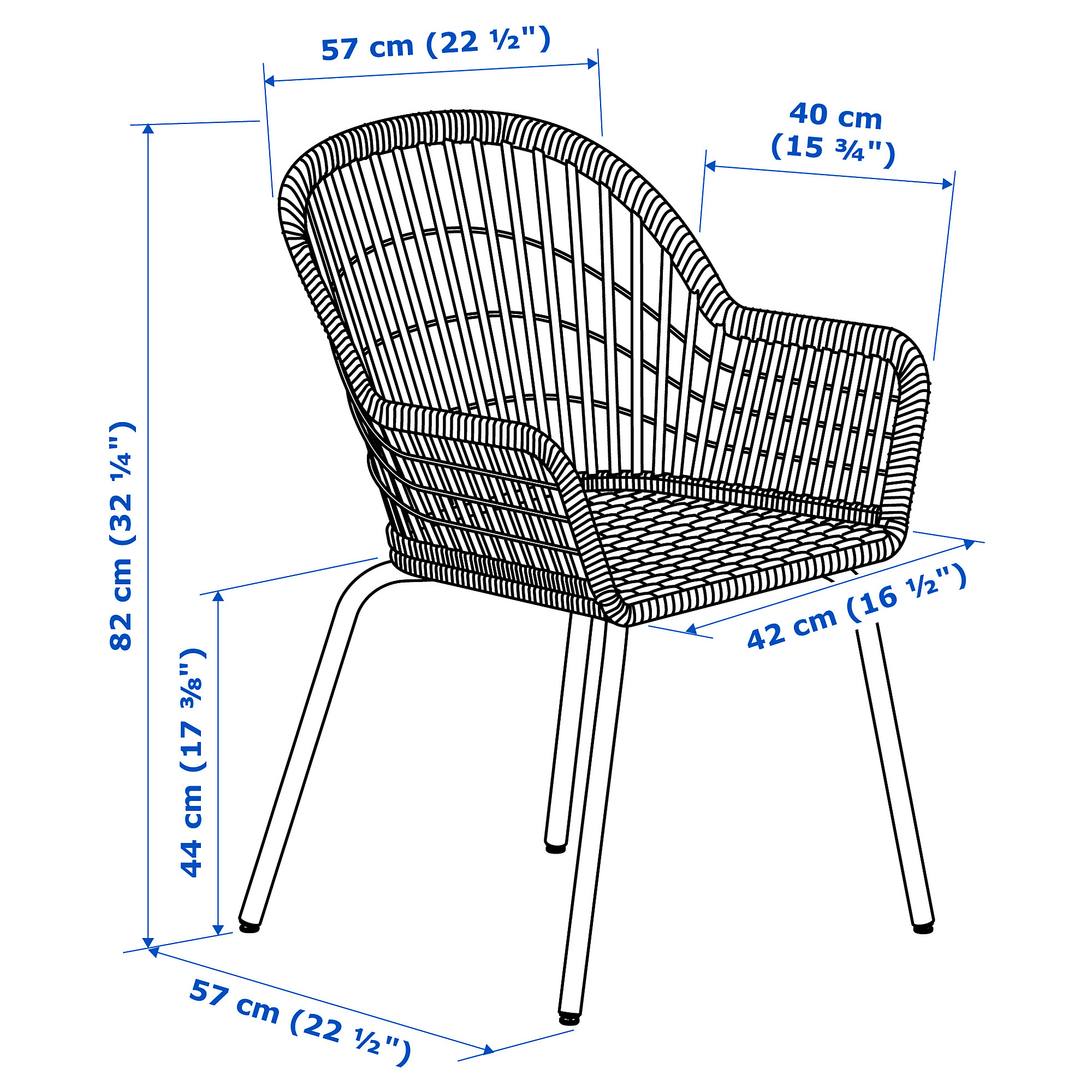 NILSOVE/NORNA chair with chair pad