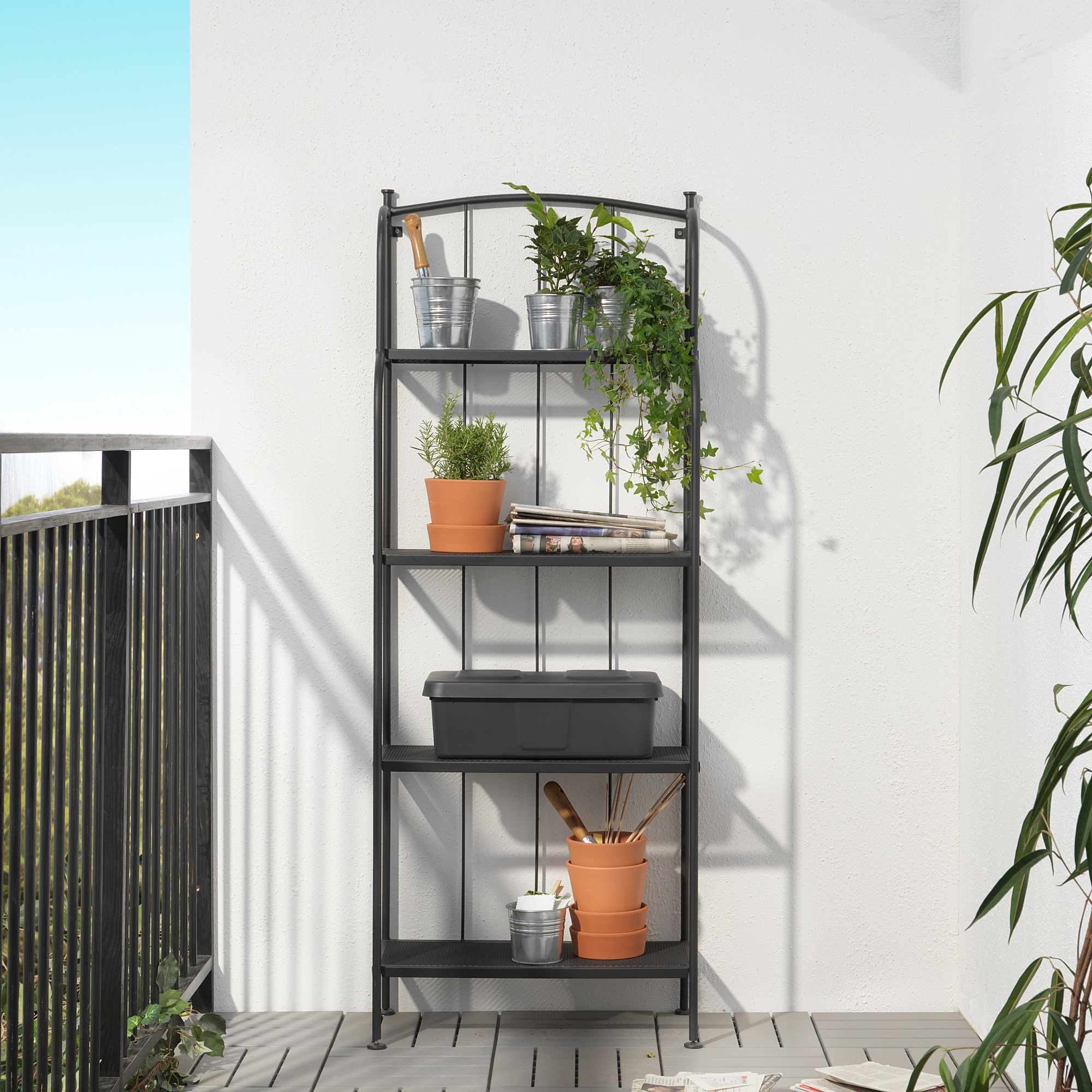 LÄCKÖ shelving unit, outdoor