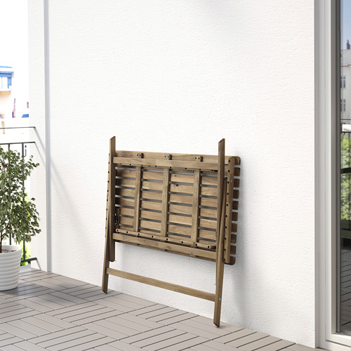 ASKHOLMEN - 戶外餐桌, 折疊式 淺棕色 | IKEA 線上購物 - PE625440_S4