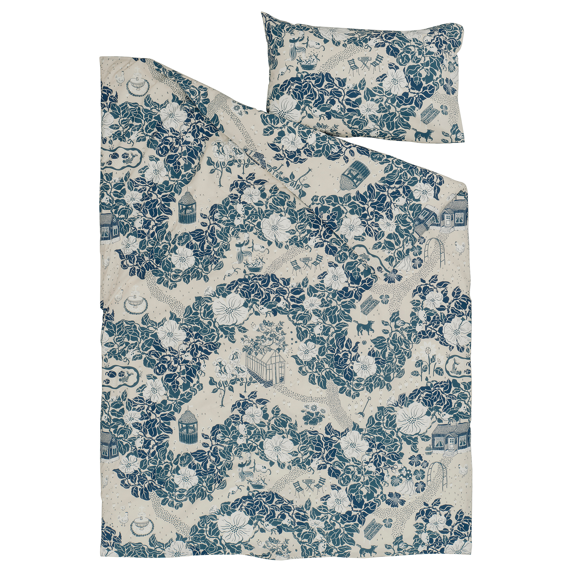 PJÄXE duvet cover and pillowcase
