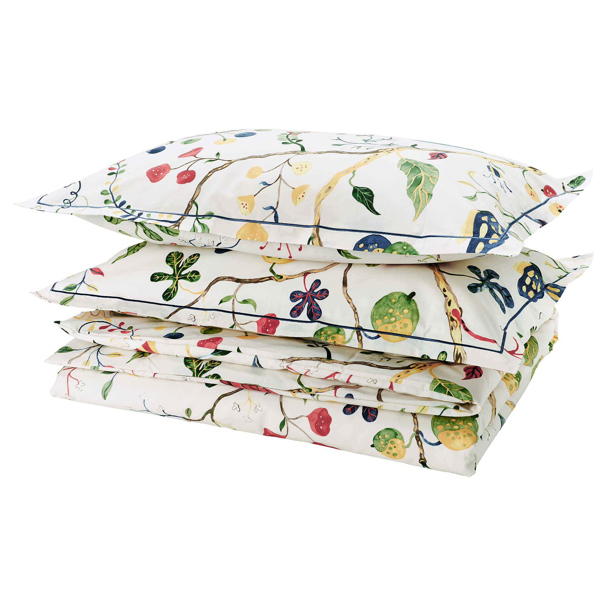 KRONBUSKE duvet cover and 2 pillowcases