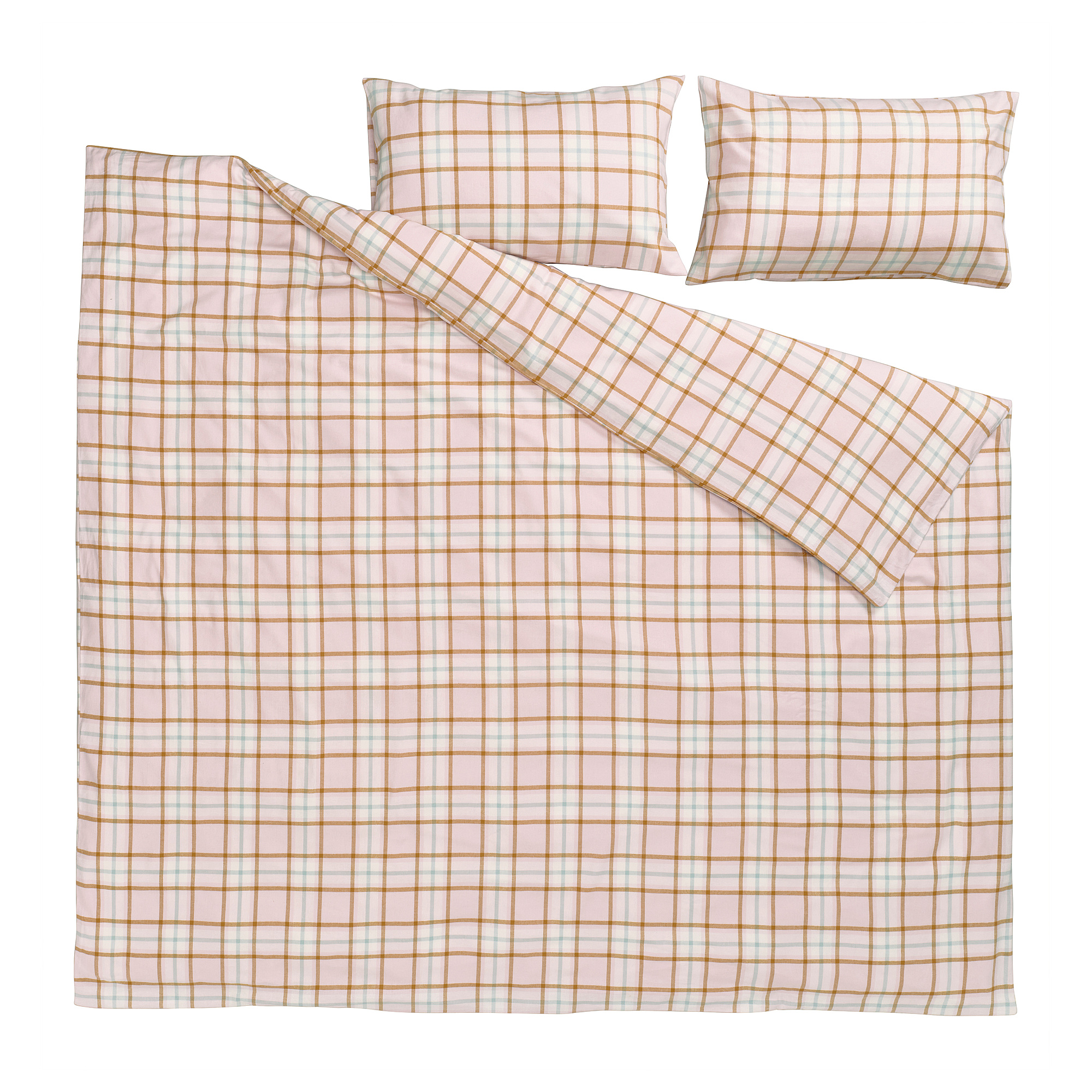 PEROVSKIA duvet cover and 2 pillowcases