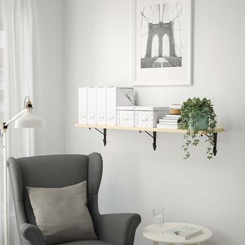 KROKSHULT/TRANHULT - 層板, 白楊木 | IKEA 線上購物 - PE770150_S4