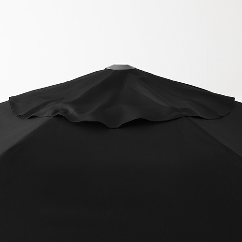 KUGGÖ/LINDÖJA - parasol with base, black/Huvön dark grey | IKEA Taiwan Online - PE673395_S4