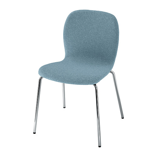 KARLPETTER - chair, Gunnared light blue/Sefast chrome-plated | IKEA Taiwan Online - PE868835_S4