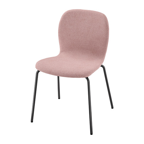 KARLPETTER - chair, Gunnared light brown-pink/Sefast black | IKEA Taiwan Online - PE868840_S4